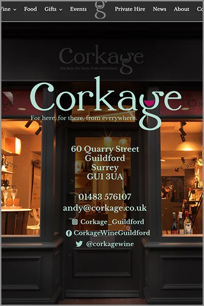 feature Corkage Wine Bar Guildford