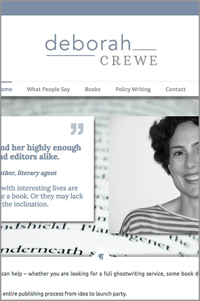 Deborah Crewe Website