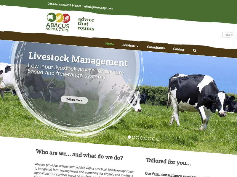 Abacus Agriculture Website