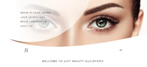Just Beauty Guildford Website