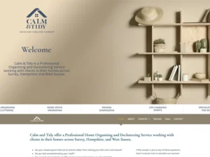 Calm and Tidy Website now live