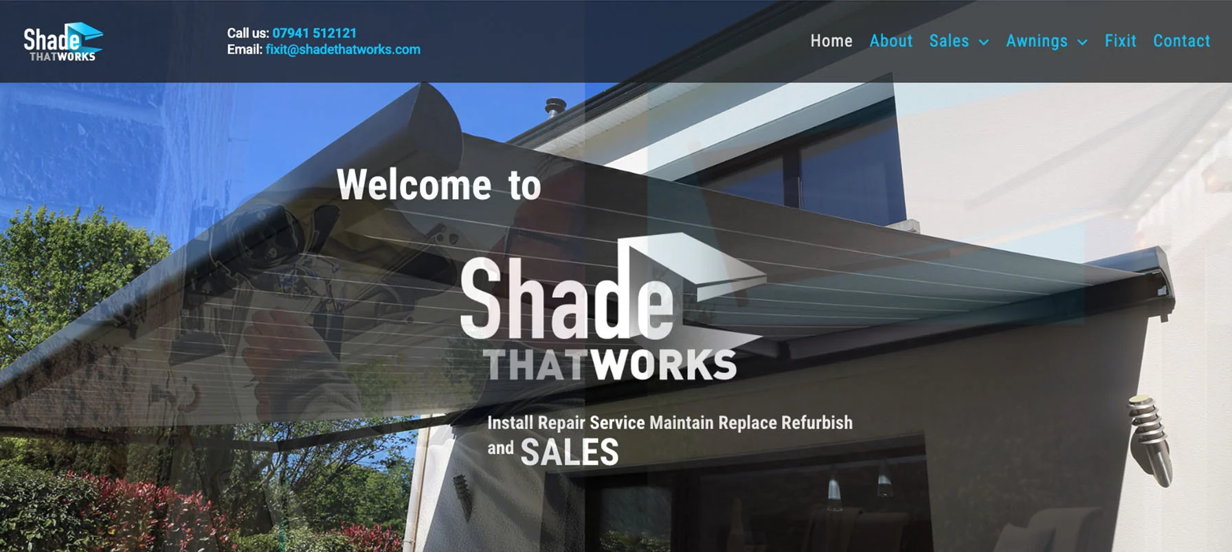 Shade That Works new logo and website