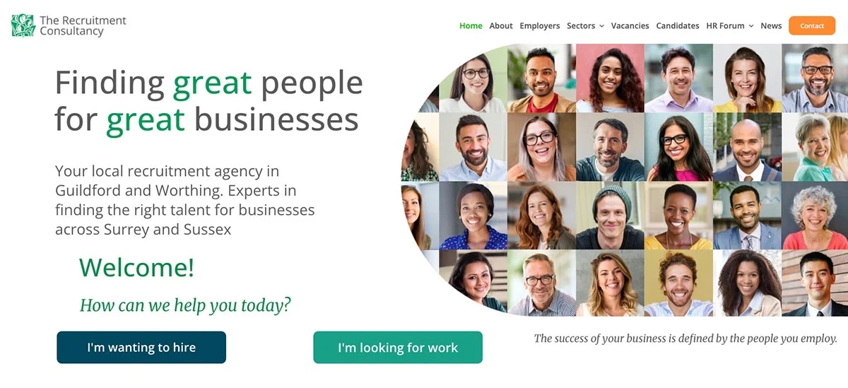 The New Recruitment Consultancy website is now live.