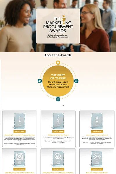 The Marketing Procurement Awards Website